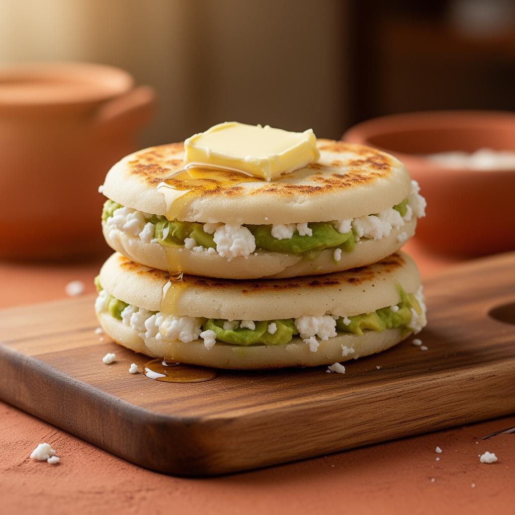 Arepas con Queso
